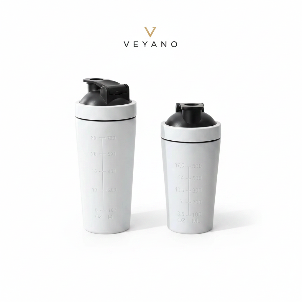 VEYANO Premium Edelstahl Shaker